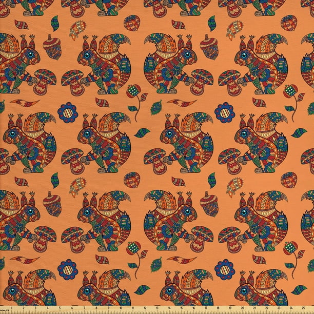 SPRINGS CREATIVE PRODUCTS BRIGHT OWL ALLOVER MUSHROOMS BEIGE COTTON FABRIC BTY SPRINGS CREATIVE PRODUCTS BRIGHT OWL ALLOVER MUSHROOMS BEIGE COTTON FABRIC BTY